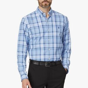 Ralph Lauren Blue Plaid Shirt